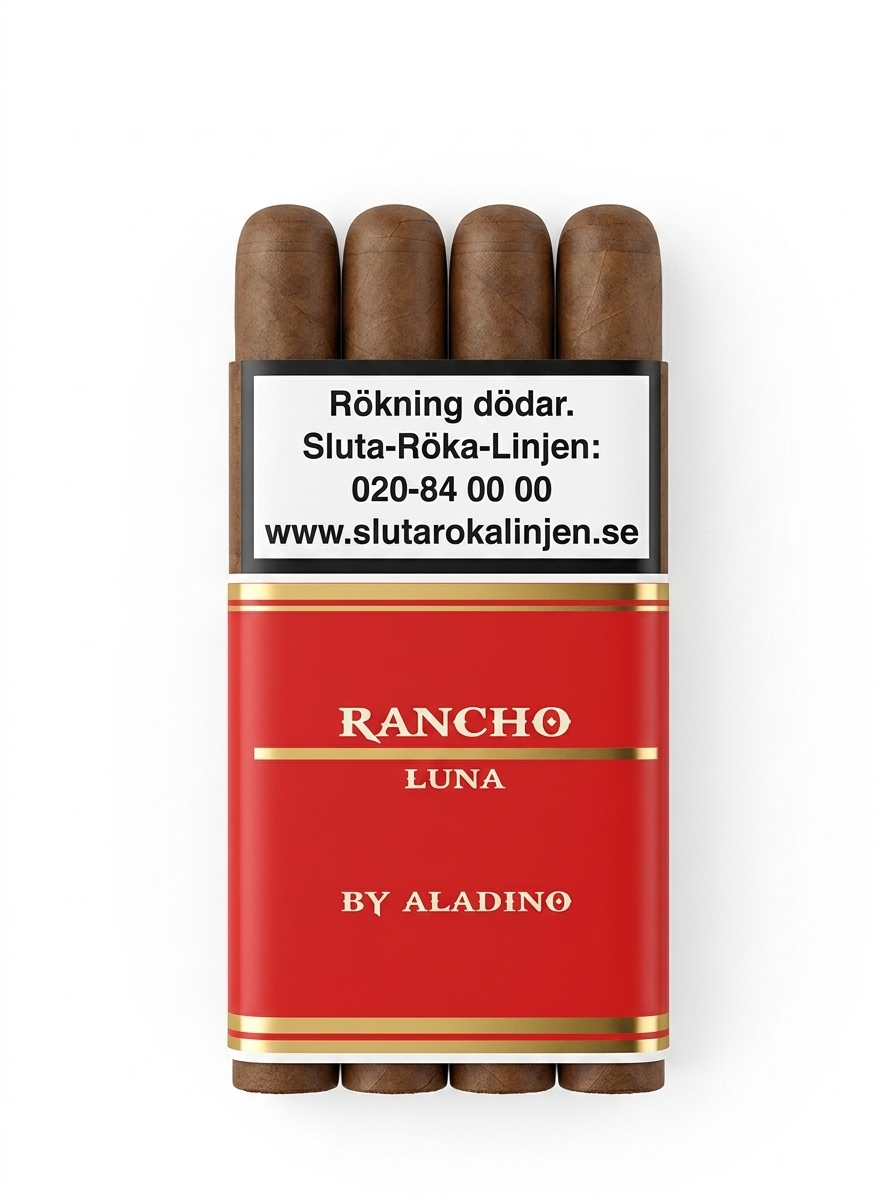 Aladino Rancho Luna Red Toro – fyllig honduransk premiumcigarr med naturligt sött Habano-täckblad – Cigarrshoppen