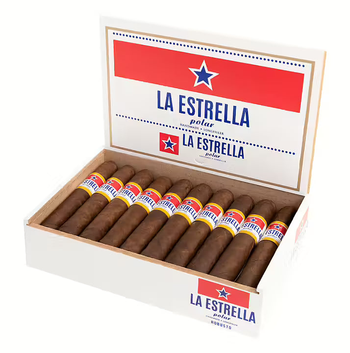 La Estrella Polar Rothschild – honduransk premiumcigarr med Ecuador Connecticut-täckblad, medium styrka, smaker av rostade nötter, ljust kaffe, cederträ och naturlig sötma
