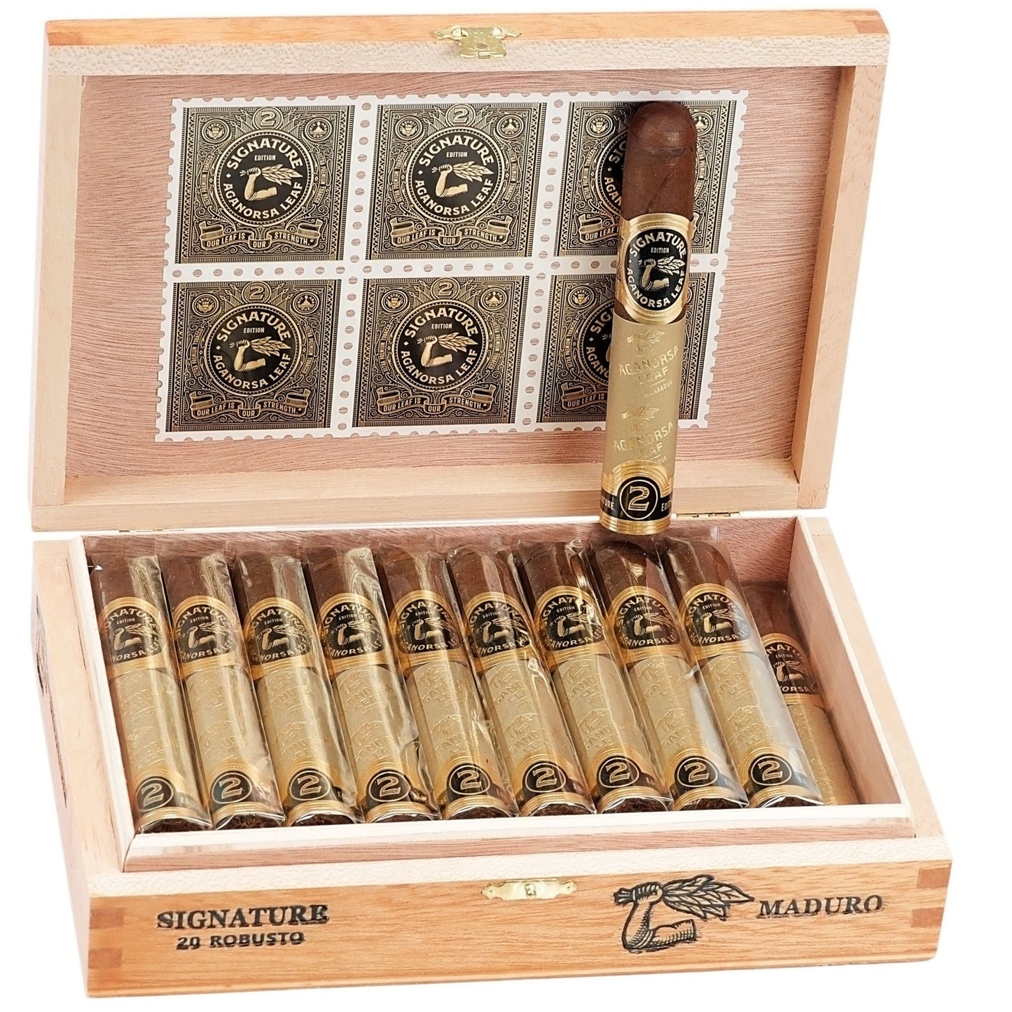 Aganorsa Leaf Signature Selection Maduro Robusto - Cigarrshoppen