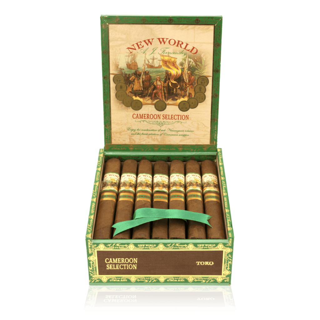 New World Cameroon Toro – medelfyllig premiumcigarr med kamerunskt täckblad, kakao och cederträ – Cigarrshoppen