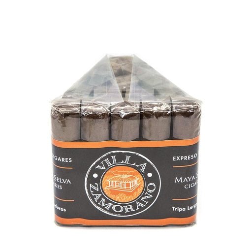 Bunt med Villa Zamorano Expresso Short Robusto från Honduras, mild till medium styrka, toner av kaffe och nötter.