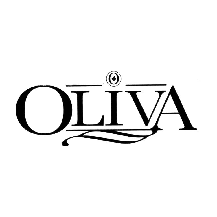 Olivas svarta logotyp på vit bakgrund – cigarrvarumärke från Nicaragua.