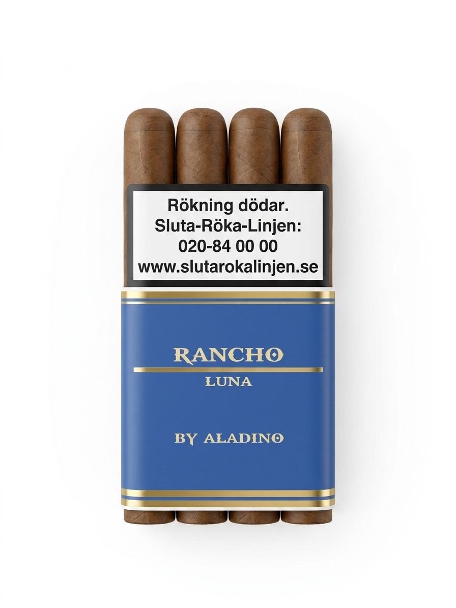 Aladino Rancho Luna Blue Toro – mild honduransk premiumcigarr med Connecticut-täckblad och krämig karaktär – Cigarrshoppen