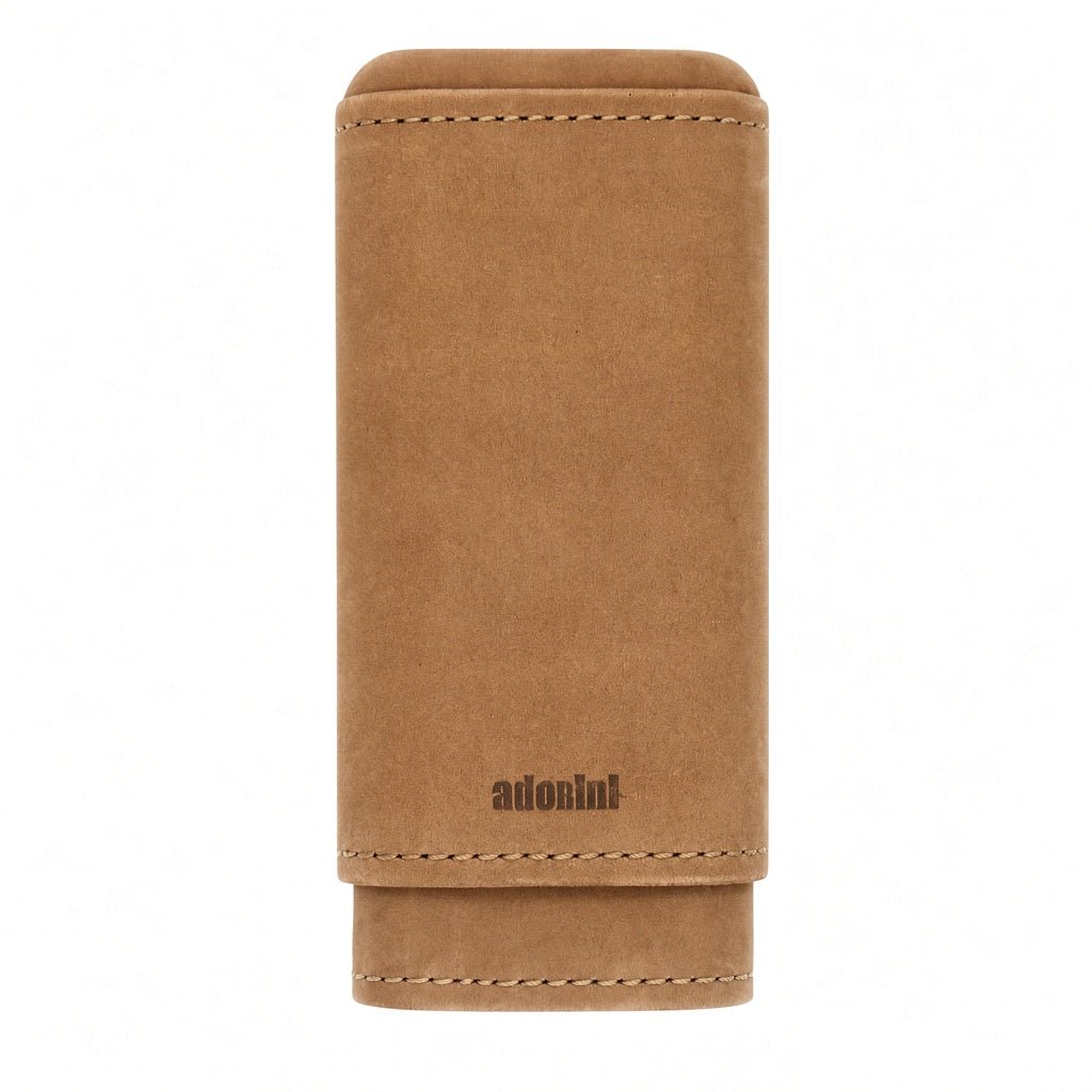 Adorini Real Läderfodral Brown - Cigarrshoppen