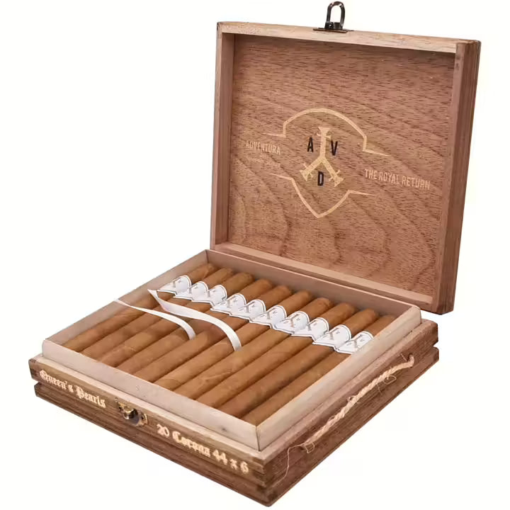ADVentura Royal Return Queen's Pearls Corona – dominikansk cigarr, Connecticut Shade-täckblad, mild-medium styrka
