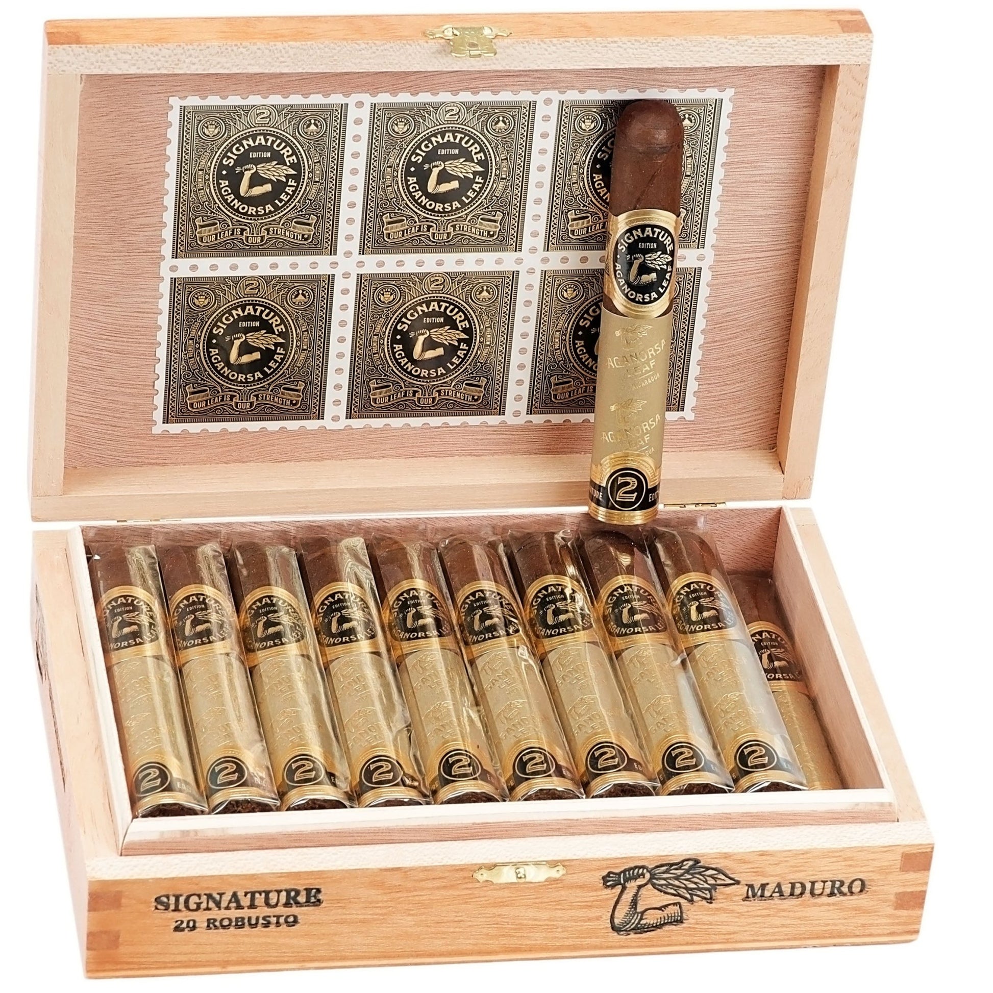 Aganorsa Leaf Signature Selection Maduro Robusto - Cigarrshoppen