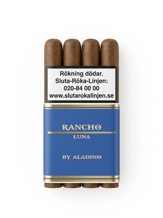 Aladino Rancho Luna Blue Toro – mild honduransk premiumcigarr med Connecticut-täckblad och krämig karaktär – Cigarrshoppen