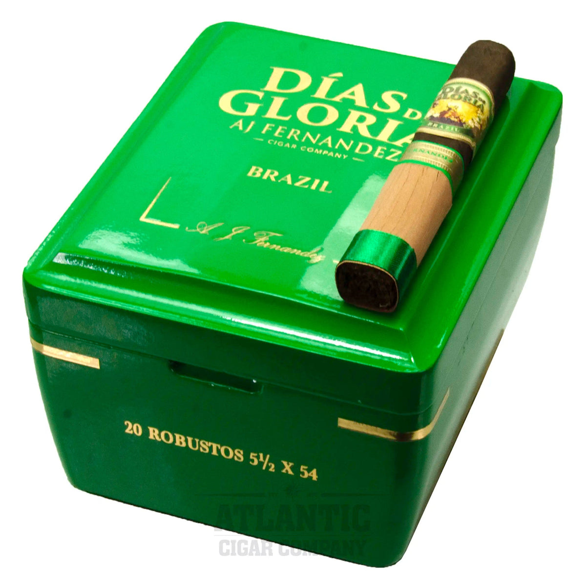 Dias de Gloria Brazil Robusto – boxpressad nicaraguansk premiumcigarr, Mata Fina-wrapper, medium-full styrka