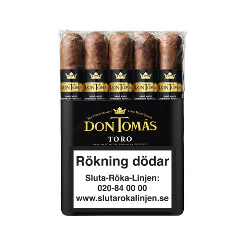 Don Tomás Bundle Dominican Robusto – medelfyllig premiumcigarr med Sumatra-wrapper, toner av kaffe och läder