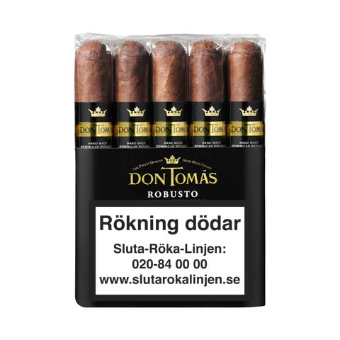 Don Tomás Bundle Dominican Toro – medelfyllig premiumcigarr med Sumatra-wrapper, toner av kaffe och kakao