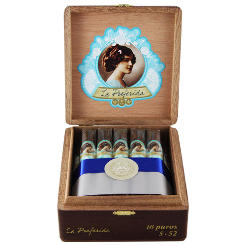 La Preferida 552 Robusto – nicaraguansk premiumcigarr med Ecuador Habano Colorado-täckblad, medium styrka, smaker av rostade nötter, kakao och krämig sötma