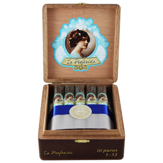 La Preferida 552 Robusto – nicaraguansk premiumcigarr med Ecuador Habano Colorado-täckblad, medium styrka, smaker av rostade nötter, kakao och krämig sötma