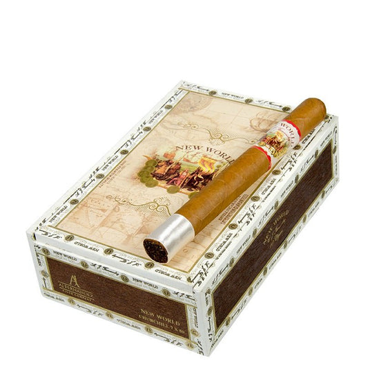 New World Connecticut Churchill – AJ Fernandez premiumcigarr med Connecticut-täckblad | Cigarrshoppen