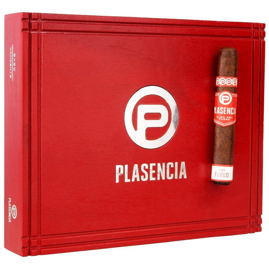 Plasencia Alma del Fuego Candente Robusto, Nicaragua, medium till fyllig styrka, toner av choklad, kaffe och kanel.