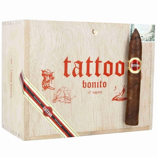 Tatuaje Tattoo Bonito Torpedo, nicaraguansk cigarr med Ecuador Habano-täckblad, medium till fyllig styrka och toner av kakao
