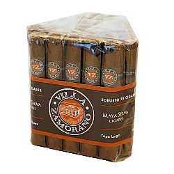 Bunt med Villa Zamorano Robusto från Honduras, mild till medium styrka, toner av rostat kaffe, trä och nötter.